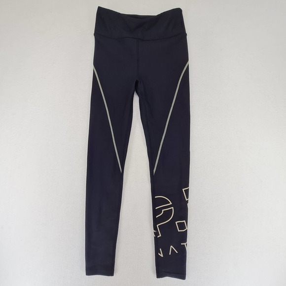 P.E Nation Black Leggings Lined with Logo Size Small - Picture 1 of 6